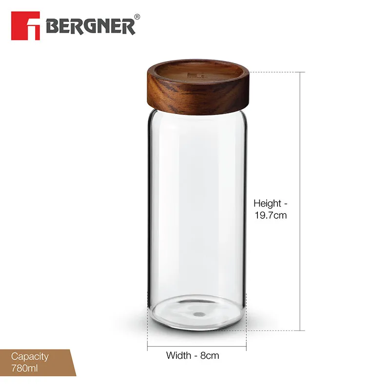 Bergner Crystal Seal Airtight Glass Storage Jar - 780 mL media 7