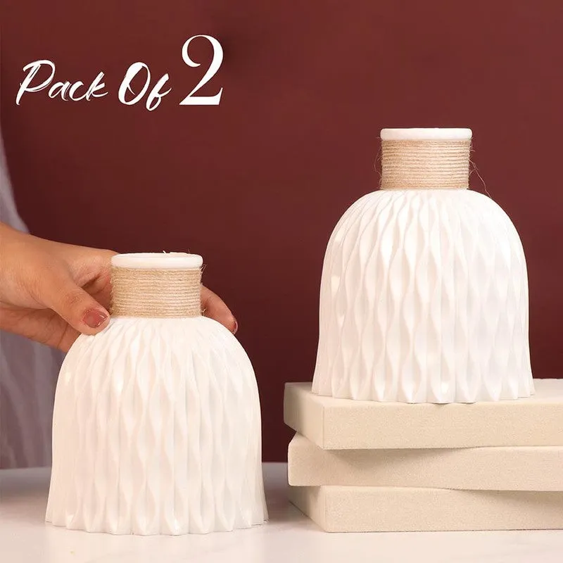 Nordic Weave Vase - Set Of Two media 3