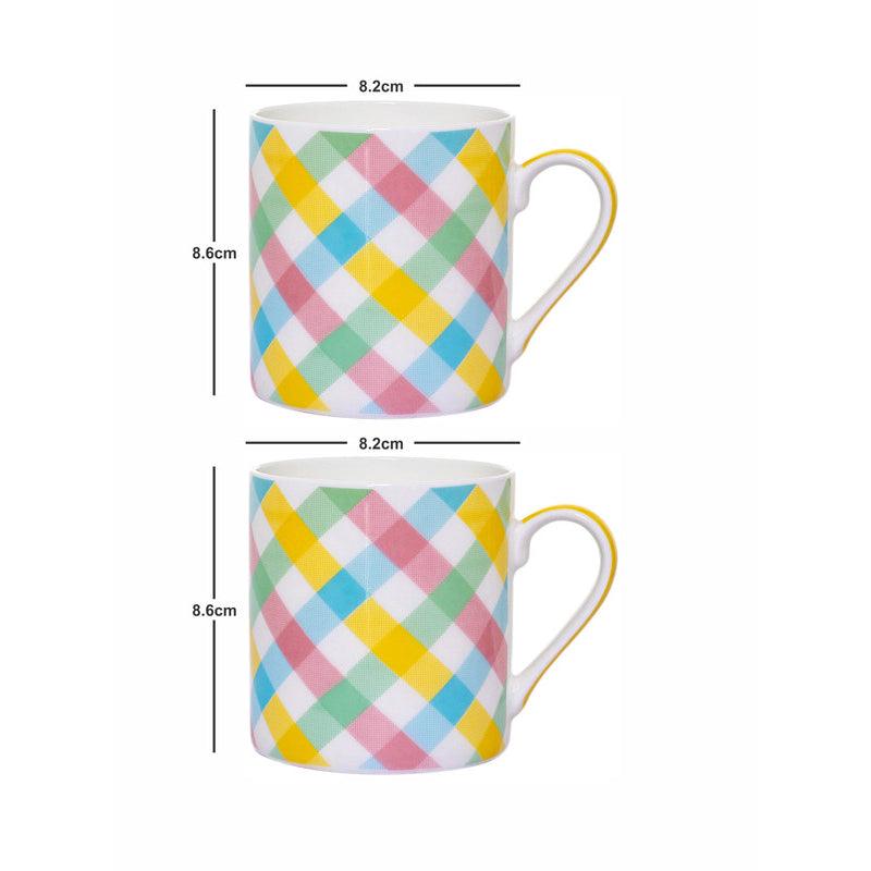 Maxi Cross Bone China Coffee Mug (360 mL Each) - Set of Two media 3