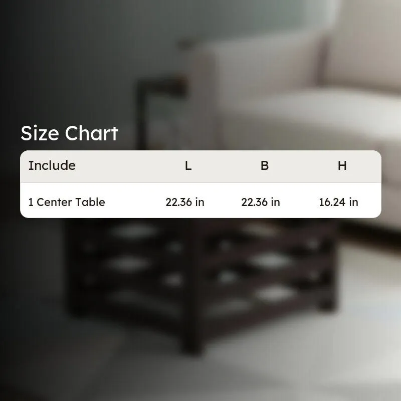 Pervon Sheesham Wooden Center Table media 11