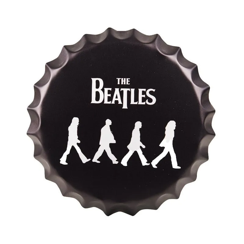 The Beatles Bottle Cap Metal Wall Accent media 3