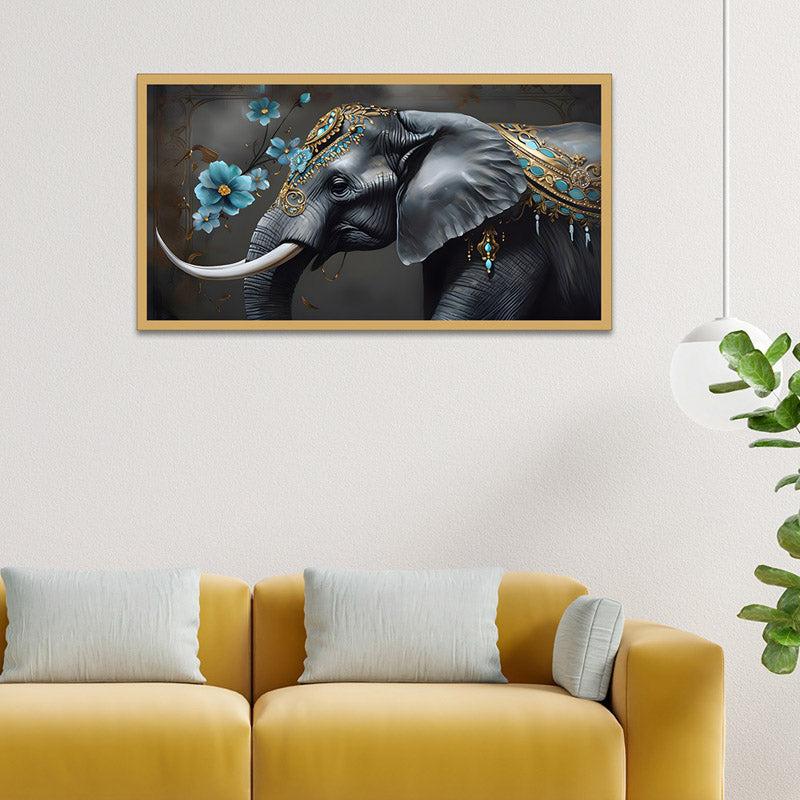 Hasthi Wall Painting With Frame