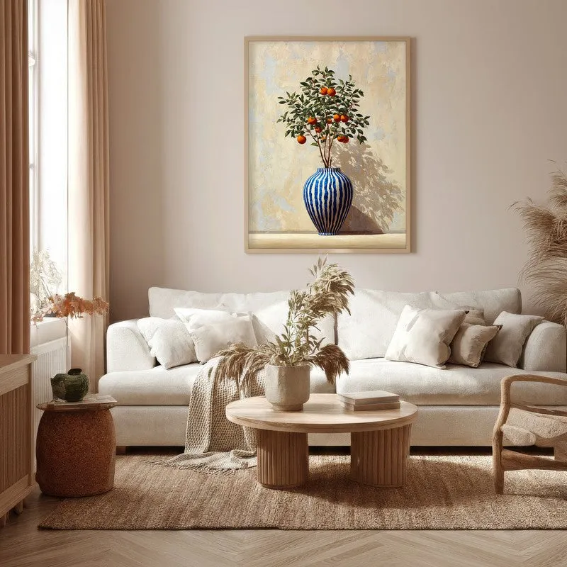 Rustic Zest Canvas Wall Painting - Brown Frame media 5