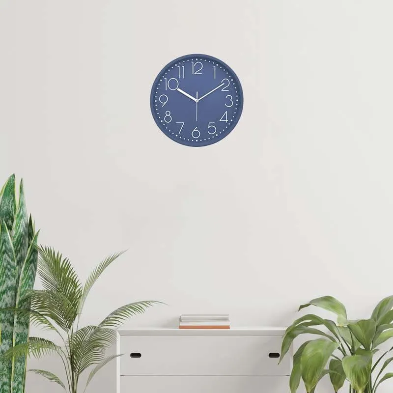 Elementary Wall Clock - Dusty Purple media 1