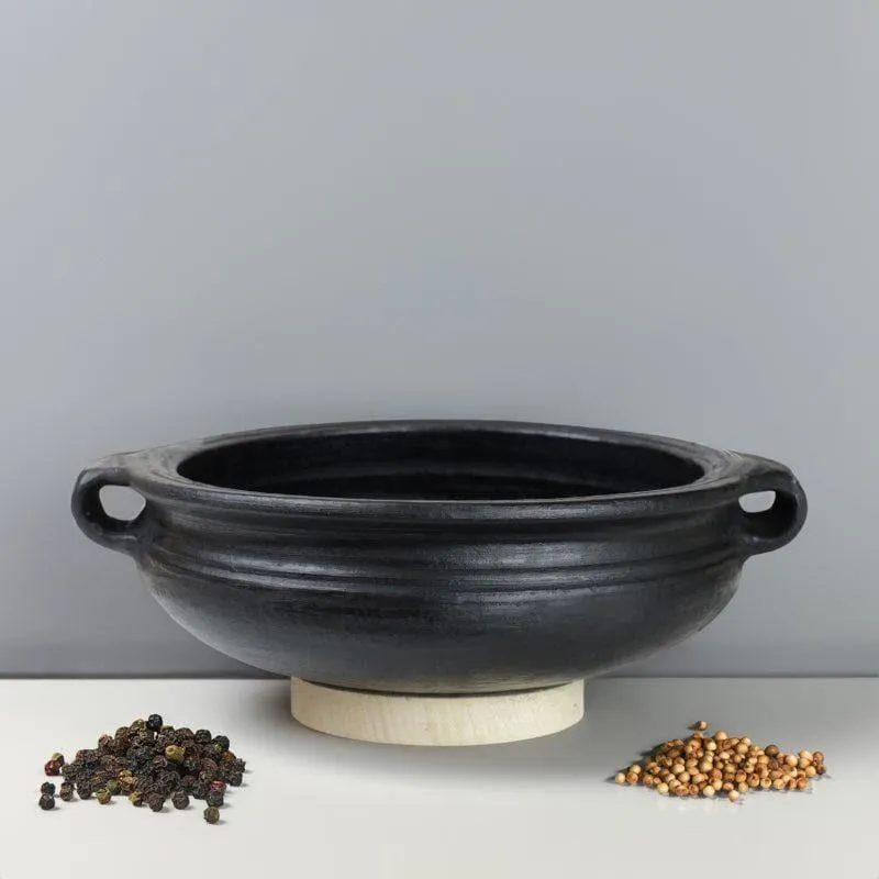 Dilaab Urali Clay Pot Black 2000 mL / 10 Inches media 1