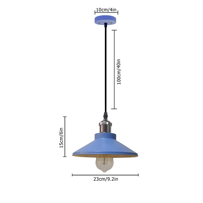 Stellara Metal Ceiling Lamp - Blue media 6