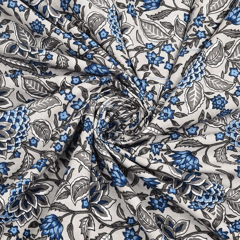 Shapeza Cotton Bedsheet (Blue) - 240 TC media 5