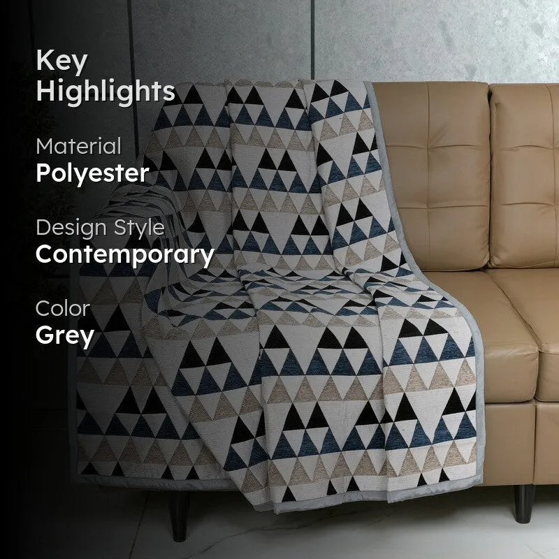 Prism Pattern Throw - White media 2