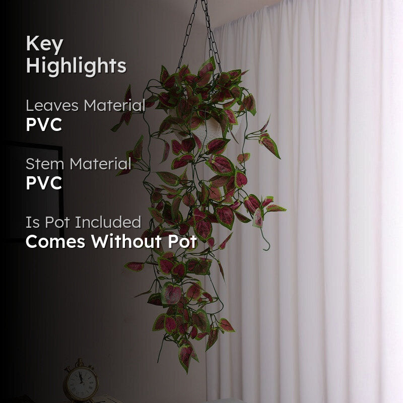 Verdhang Artificial Plant Hanging Vine - 2.5 Feet media 2
