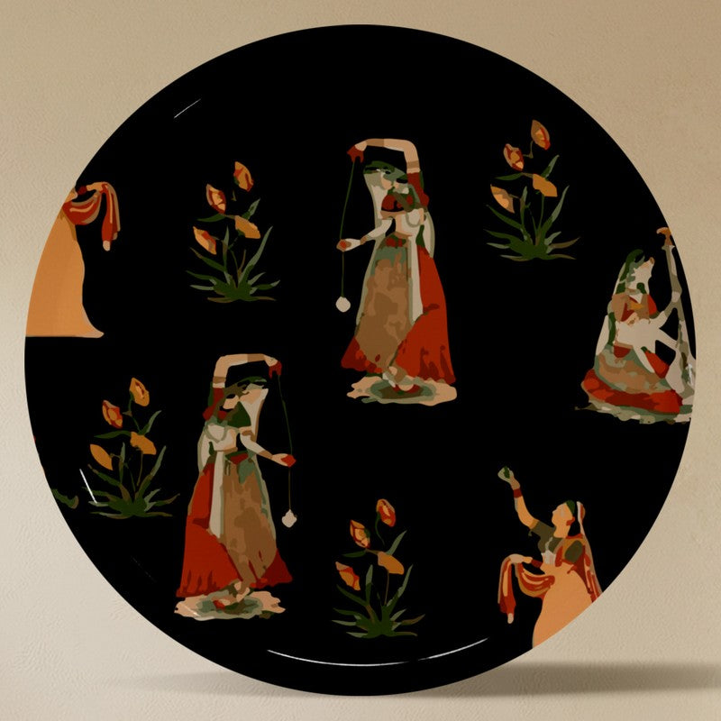 Folk Echo Metal Wall Plates - Set of Four media 5