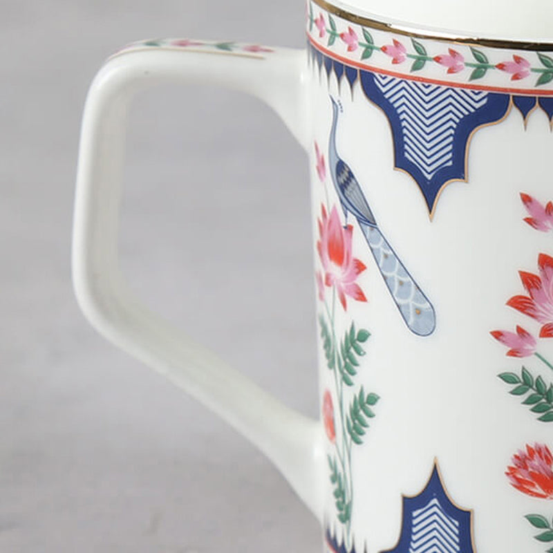India Circus Bone China Tea Cup (250 mL Each) -  Set of Six media 6