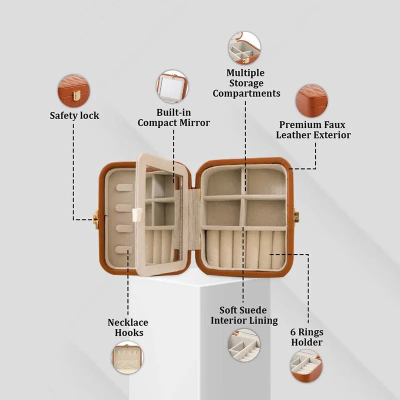 Opaline Faux Leather Jewel Box media 6