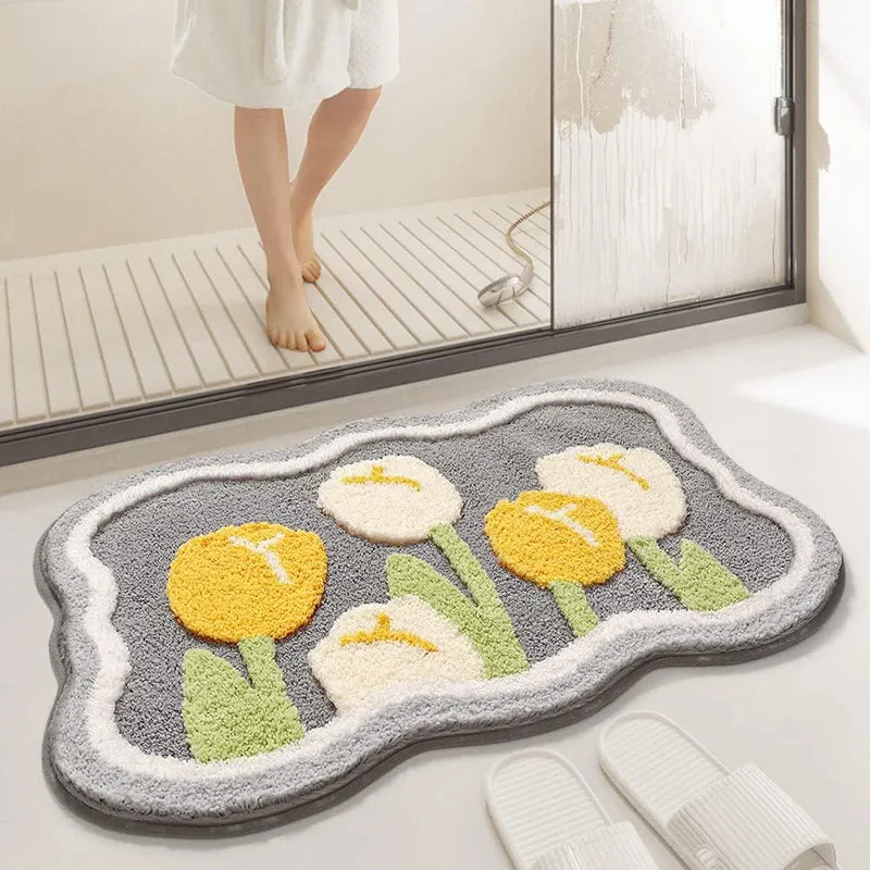 Tulip Touch Anti Skid Bathmat media 1