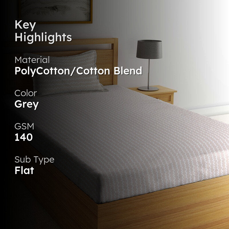 Restful Stripe Bedsheet - 140 GSM media 2