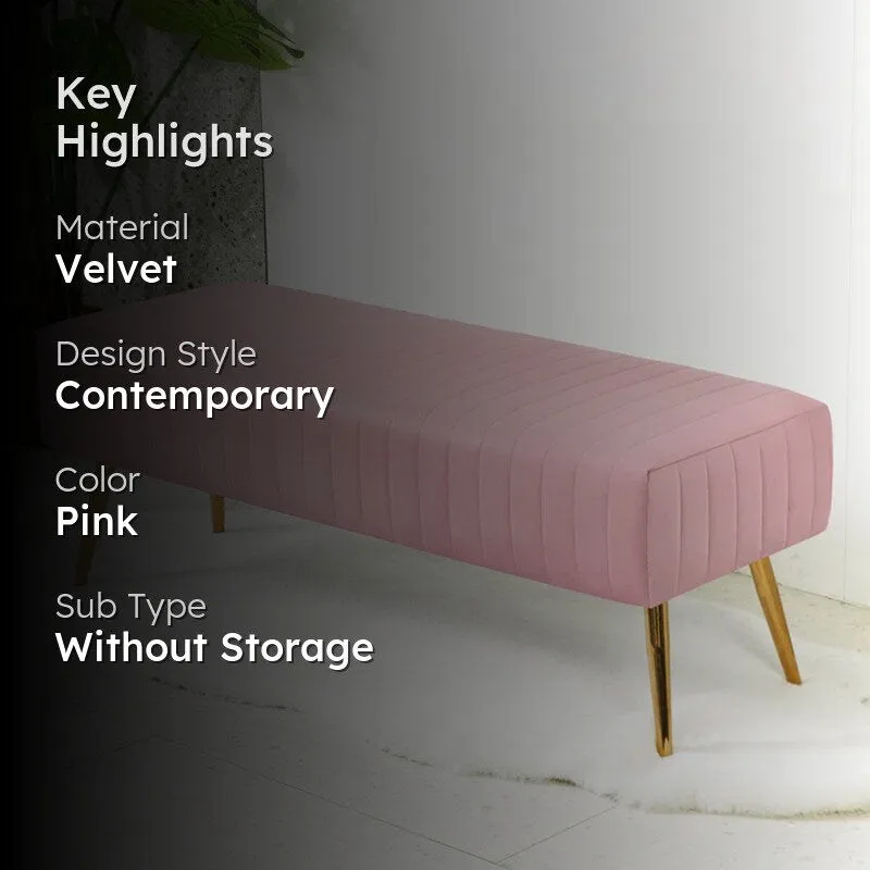 Daine Bench - Pink media 2