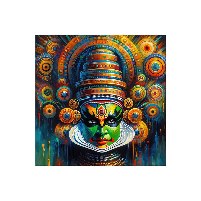 Traditional Kathakali Wall Painting media 4
