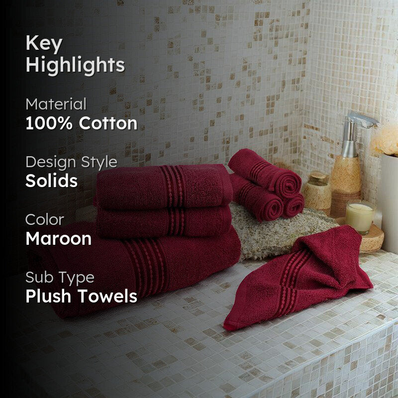 Micro Cotton LuxeDry Soothe Bath Towel - Maroon image 2