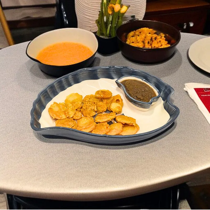 Leavra Ceramic Platter - Grey media 5