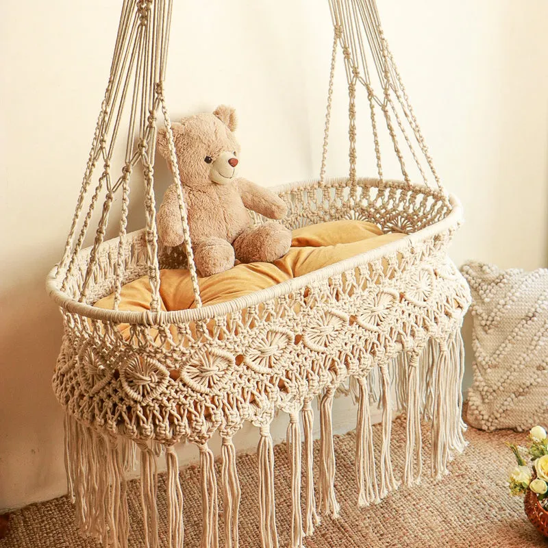 Mystic Macrame Baby Cradle media 3