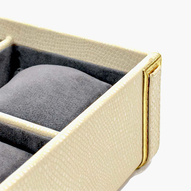 Tisquo II Faux Leather Watch Organizer - Ivory media 7
