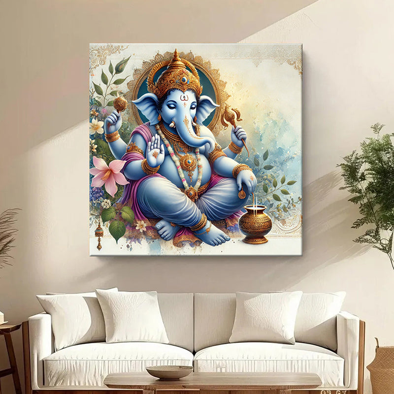 Siddhi Ganapathi Wall Painting