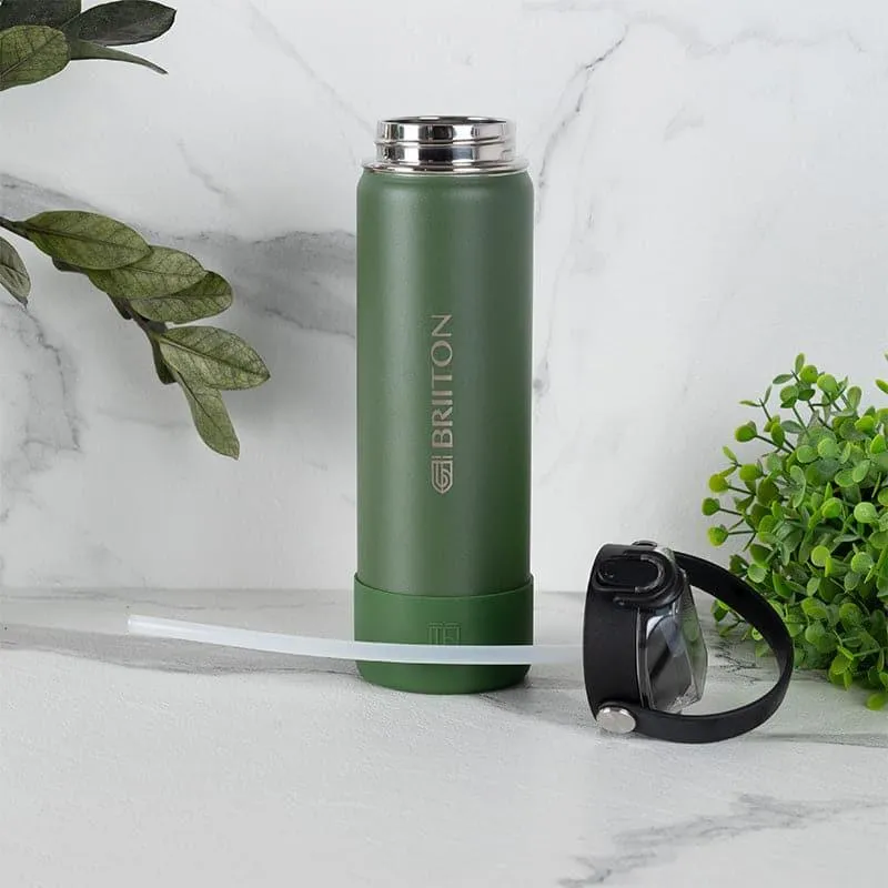 Sip Master Water Bottle (Green & Red, 750 mL Each) - Set Of Two media 3