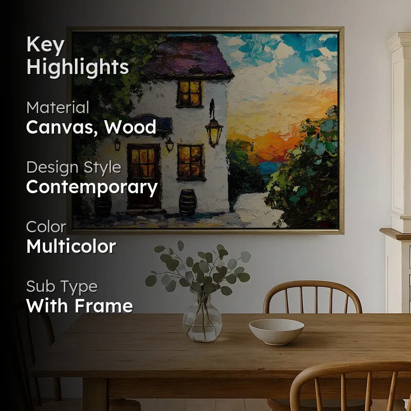 Verandelle Canvas Wall Painting With Frame media 2
