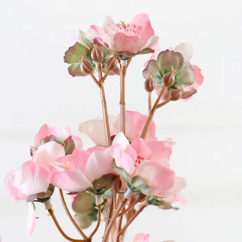 Multiflora Meadow Artificial Flower Spray - Light Pink media 5