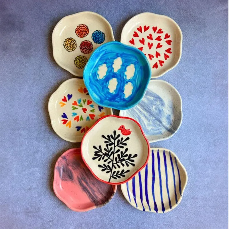 Rothnia Ceramic Platter - Set of Eight media 1