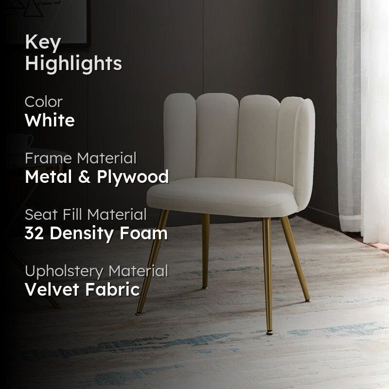 Marsillio Accent Chair - White media 2