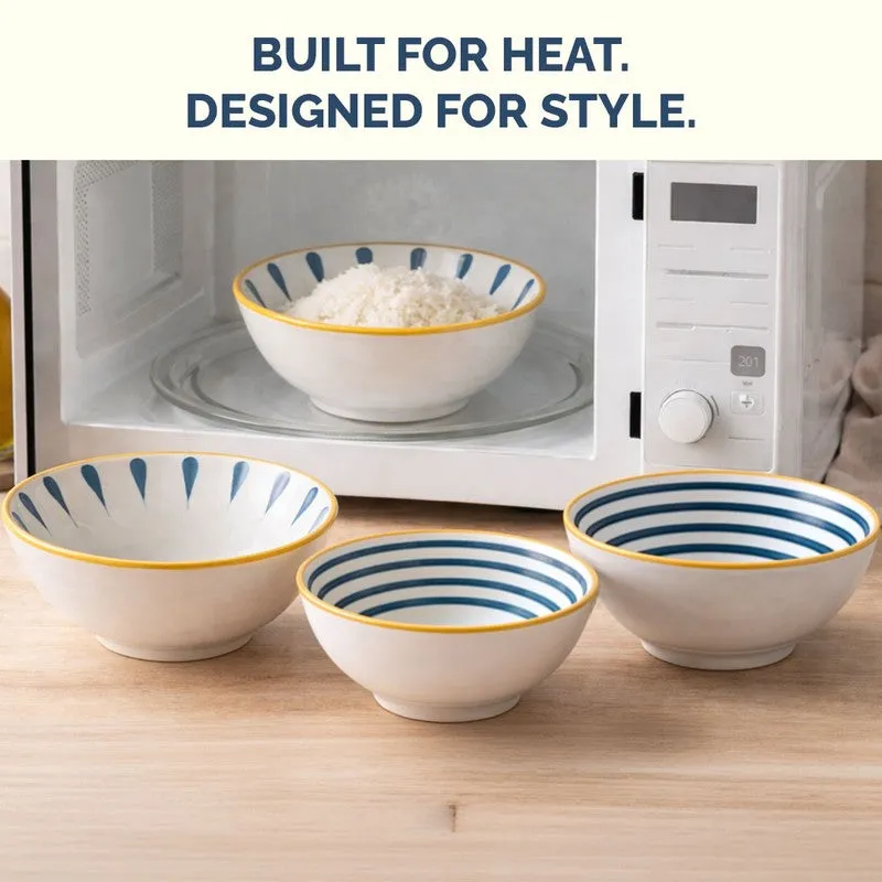 Rioware Dine Calm Ceramic Snack Bowls (250 mL Each) - Set of Four media 6