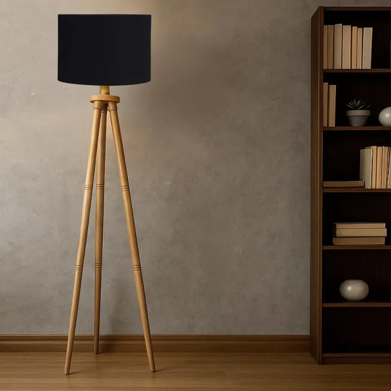 Cotin I Tripod Floor Lamp - Black media 2