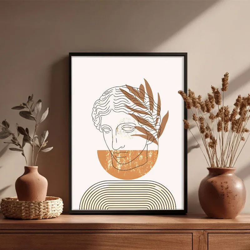 Athena Archival Canvas Wall Art - Black Frame media 1