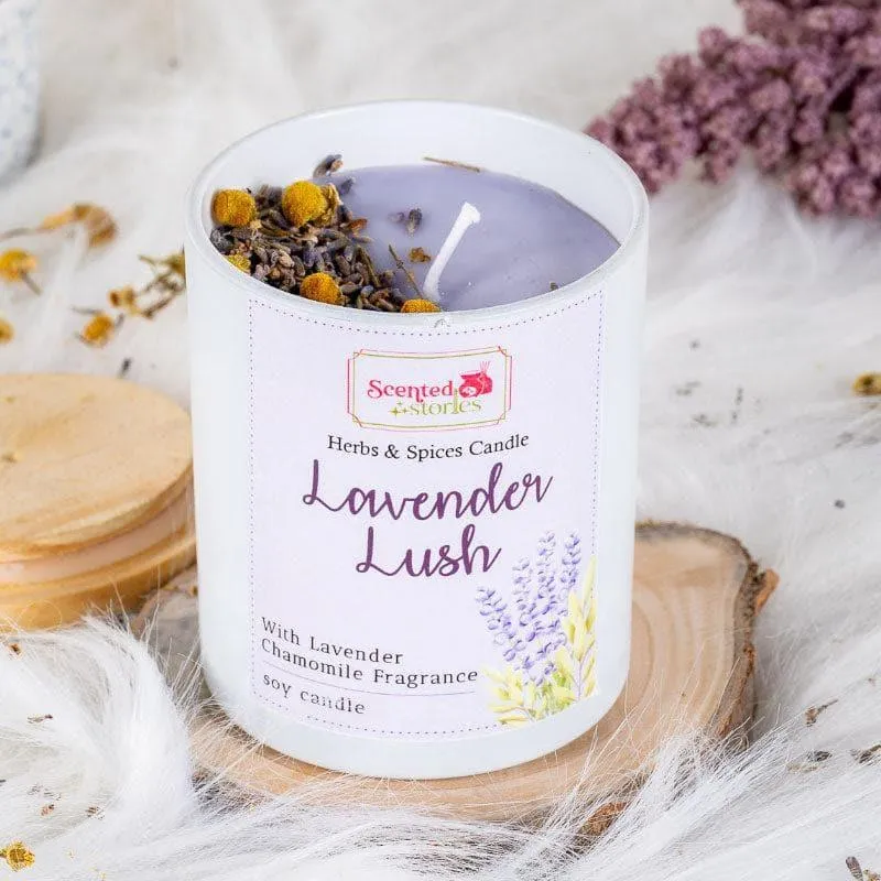 Lavender Loop Scented Soy Wax Candle media 3