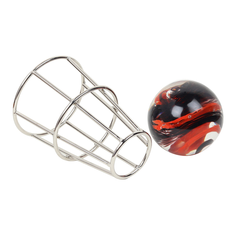 Aiofe Orb Showpiece - Silver & Gold media 5