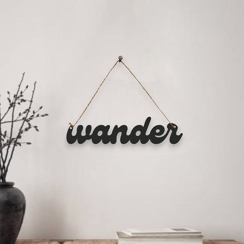 Wander Mild Steel Wall Accent