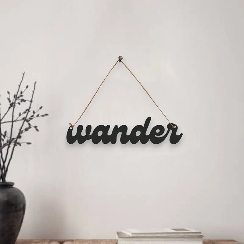 Wander Mild Steel Wall Accent media 1