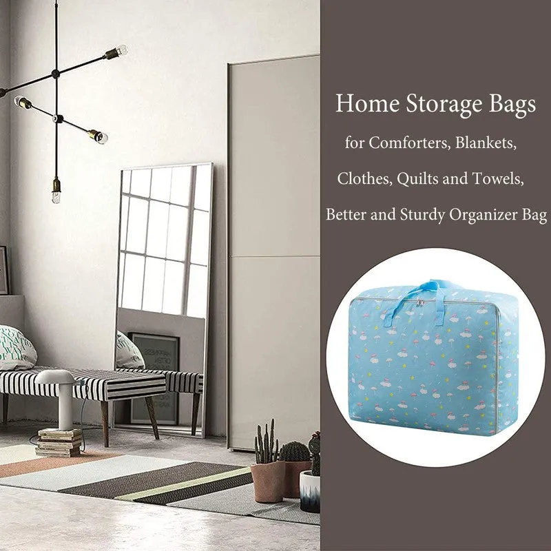 Dovira Fabric Cloth Organiser - Blue media 4