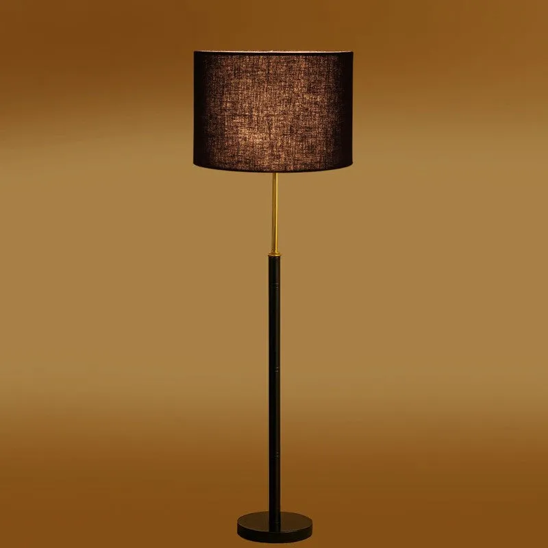 Nordic Glow Wooden Floor Lamp - Black media 7