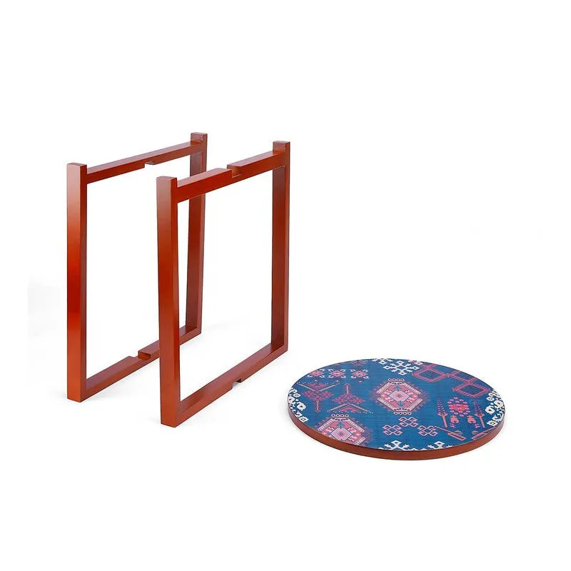 India Circus Wood Enchanting Round Side Table media 7