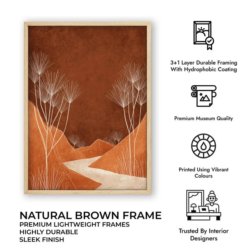 Vanpath Canvas Wall Painting With Brown Frame media 11