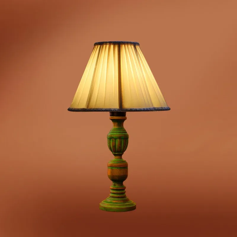Arvello Rivo Wooden Table Lamp - OffWhite media 7