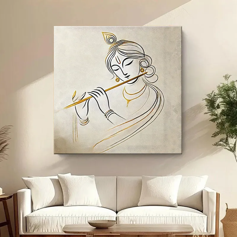 Krishnayya Poly Canvas Wall Painting media 1
