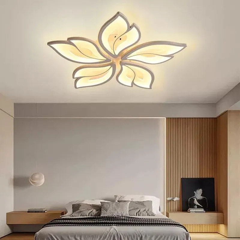 Fiora Metal & Glass Ceiling Lamp media 1