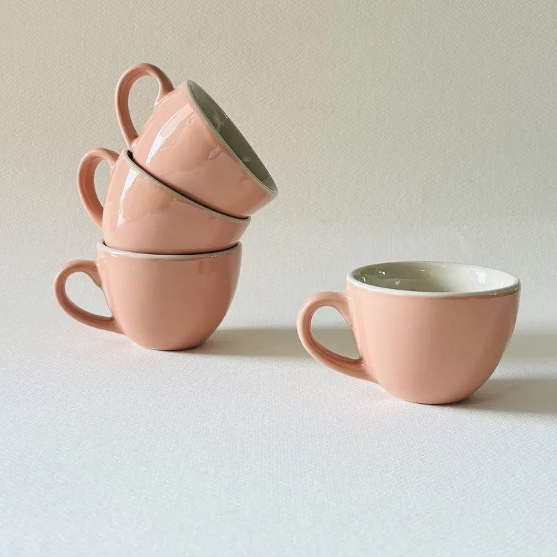 Misty Ceramic Tea Cup (80 mL Each) - Set Of Four media 6