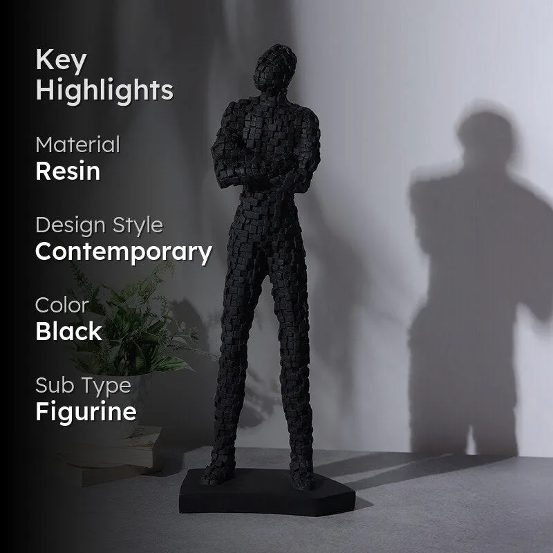Stance Of Confidence Resin Showpiece - Black media 2