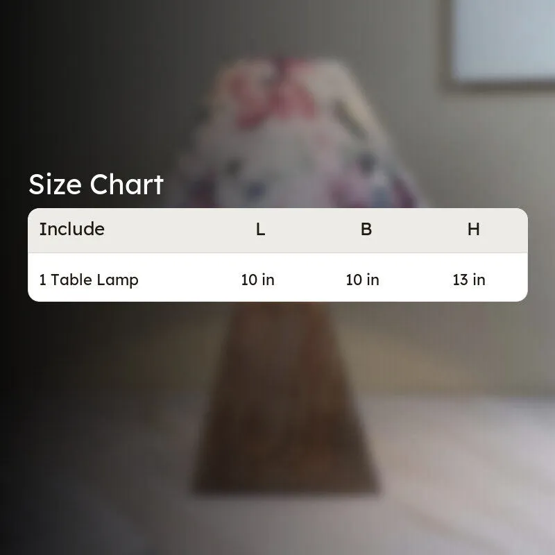 Lumikko Obelisk Mango Wood Table Lamp - Multicolor media 7