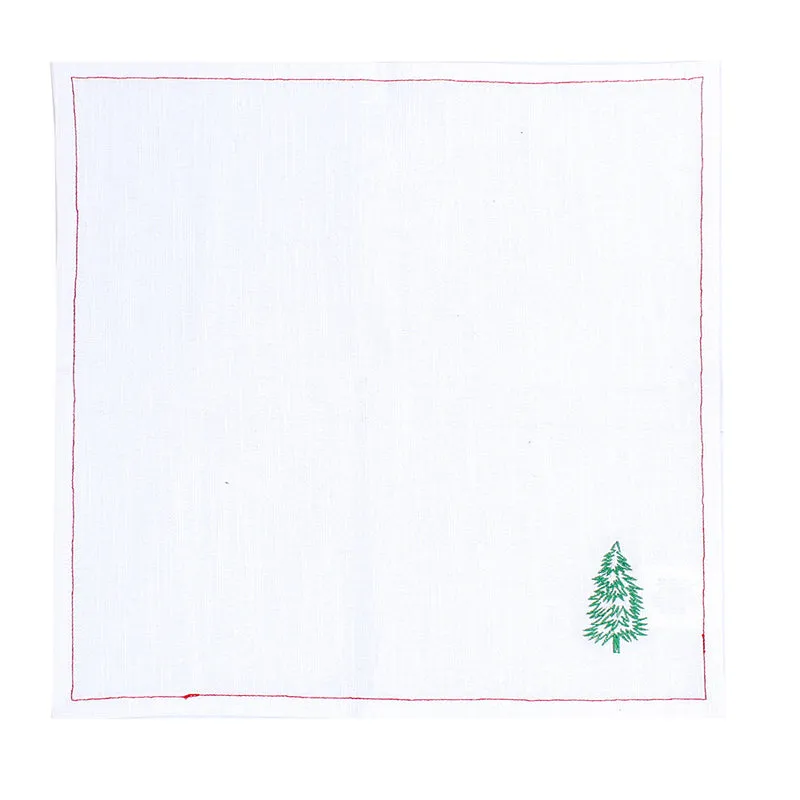 Sparkling Tree Napkins (Off White) - Set Of Two media 3