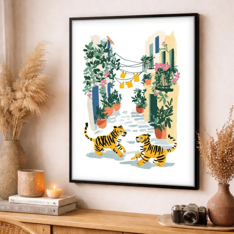 Citrivale Canvas Wall Painting With Black Frame media 3
