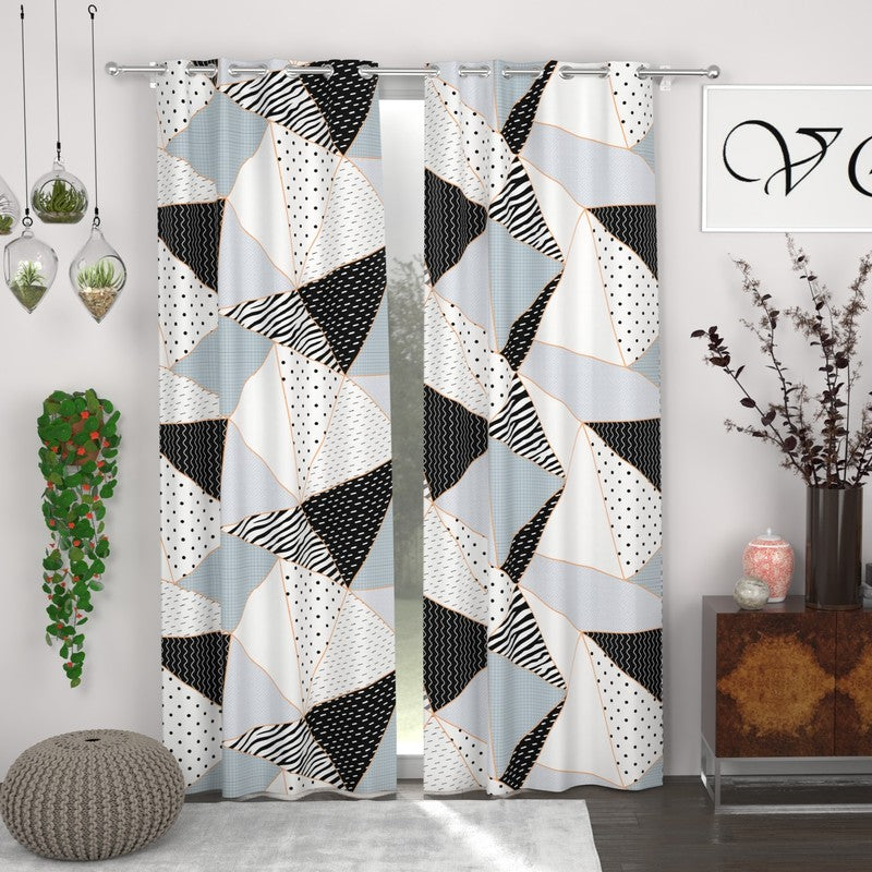 Angle Edge Panel Curtains - Set of Two